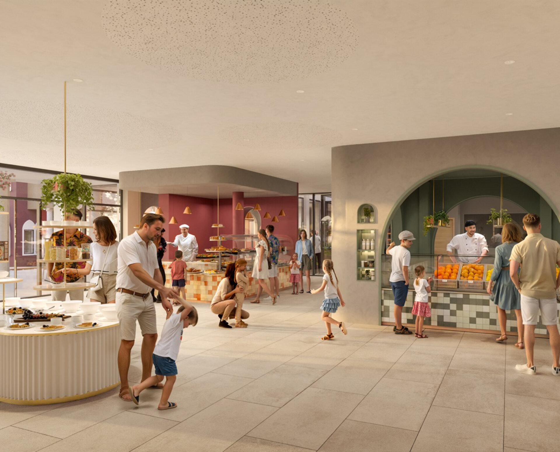 Buffet & Family Dining – Area ristorazione