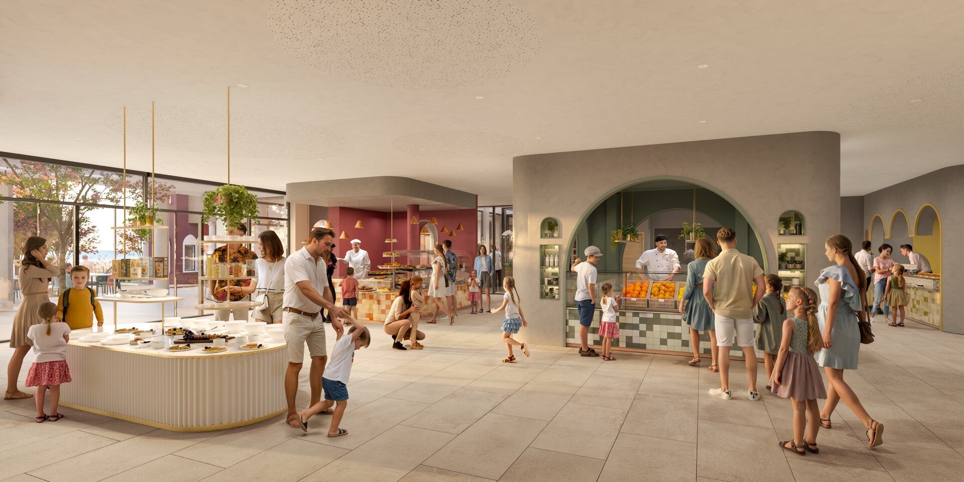 Buffet & Family Dining – Area ristorazione