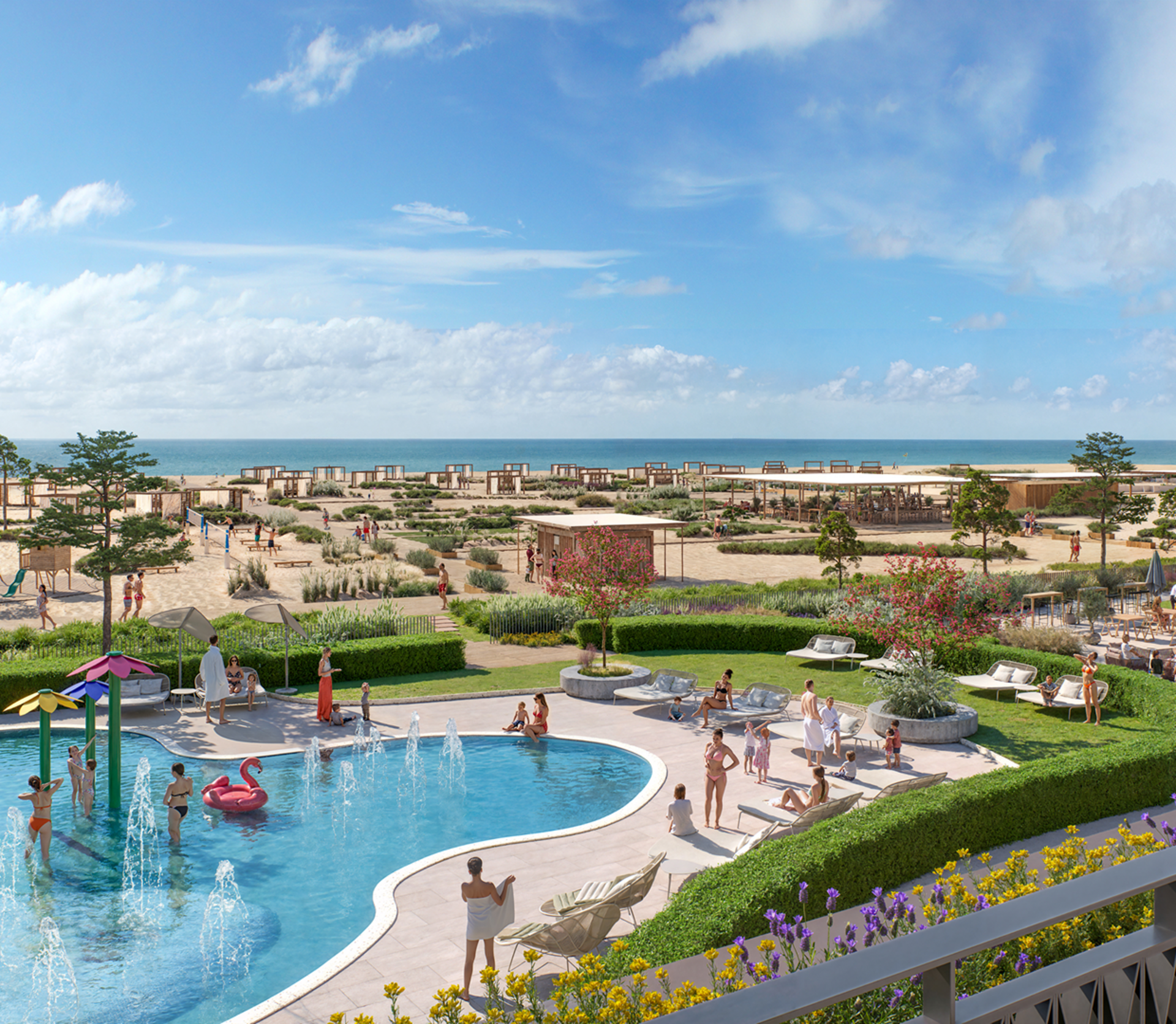 Piscine esterne e beach Caorle