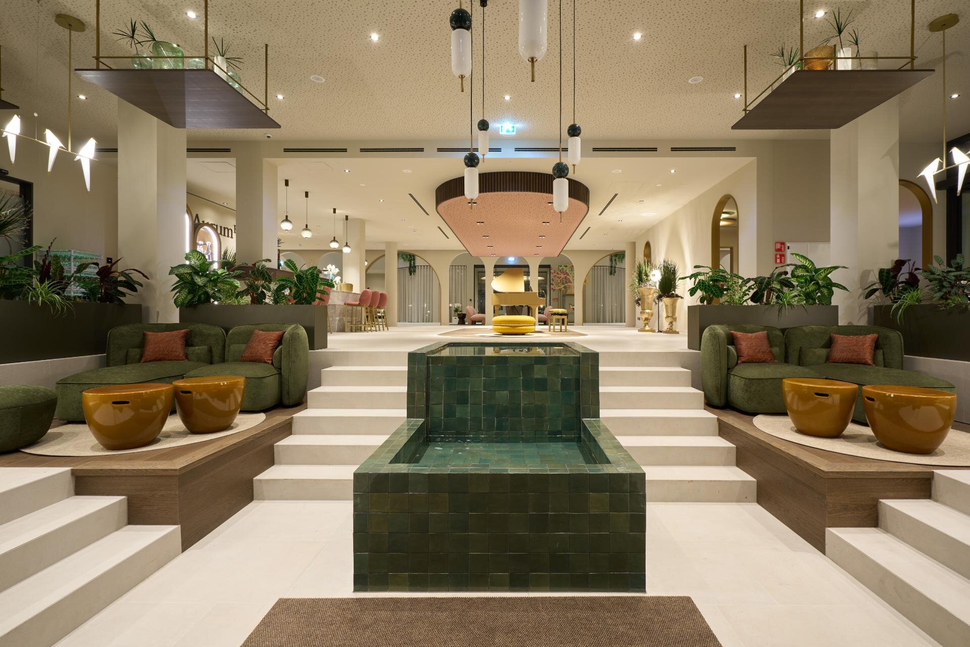 Interni del family hotel Cavallino Bianco a Caorle