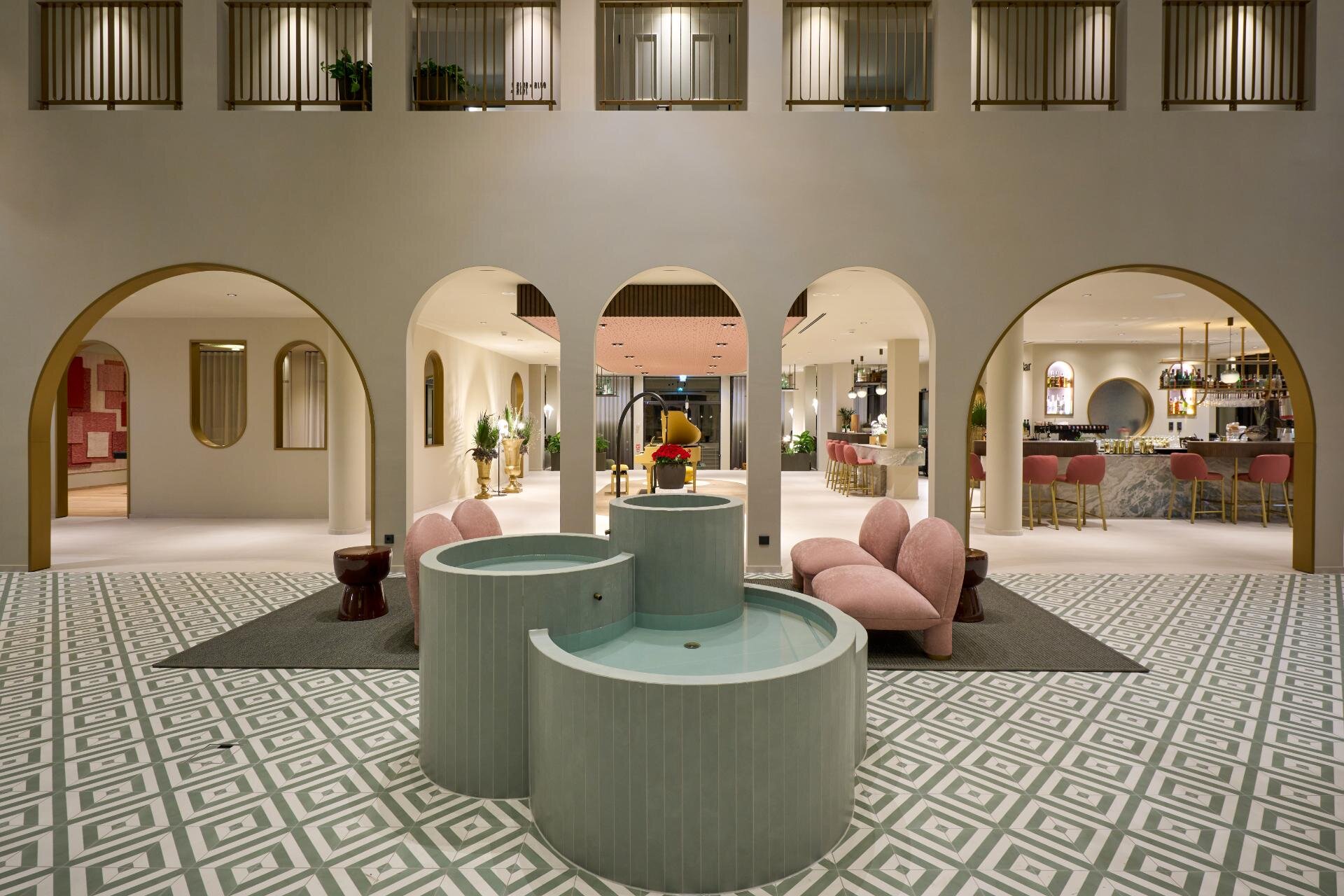 Interni del family hotel Cavallino Bianco a Caorle