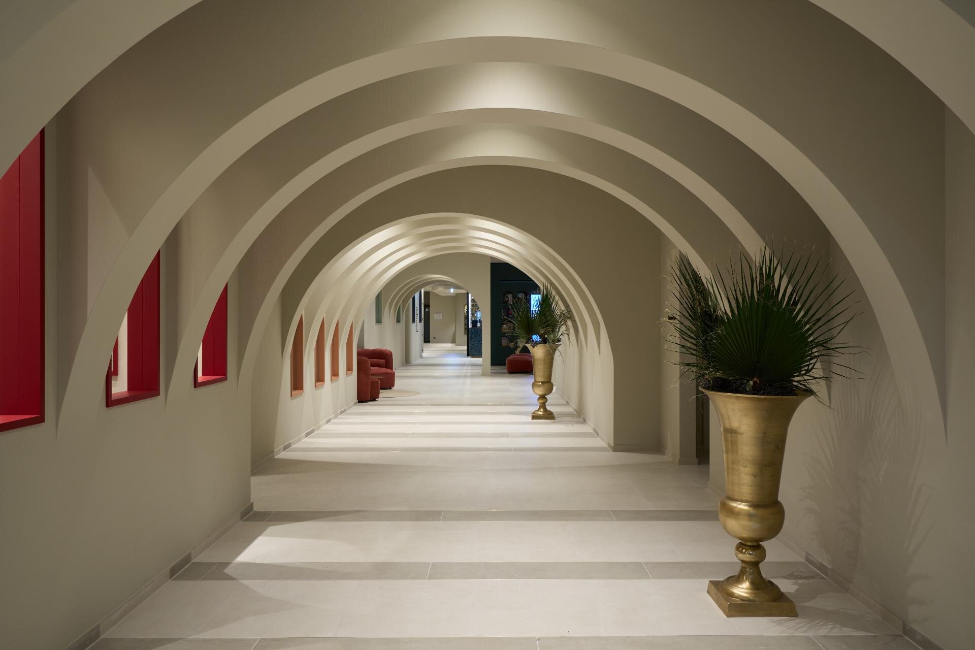 Interni del family hotel Cavallino Bianco a Caorle