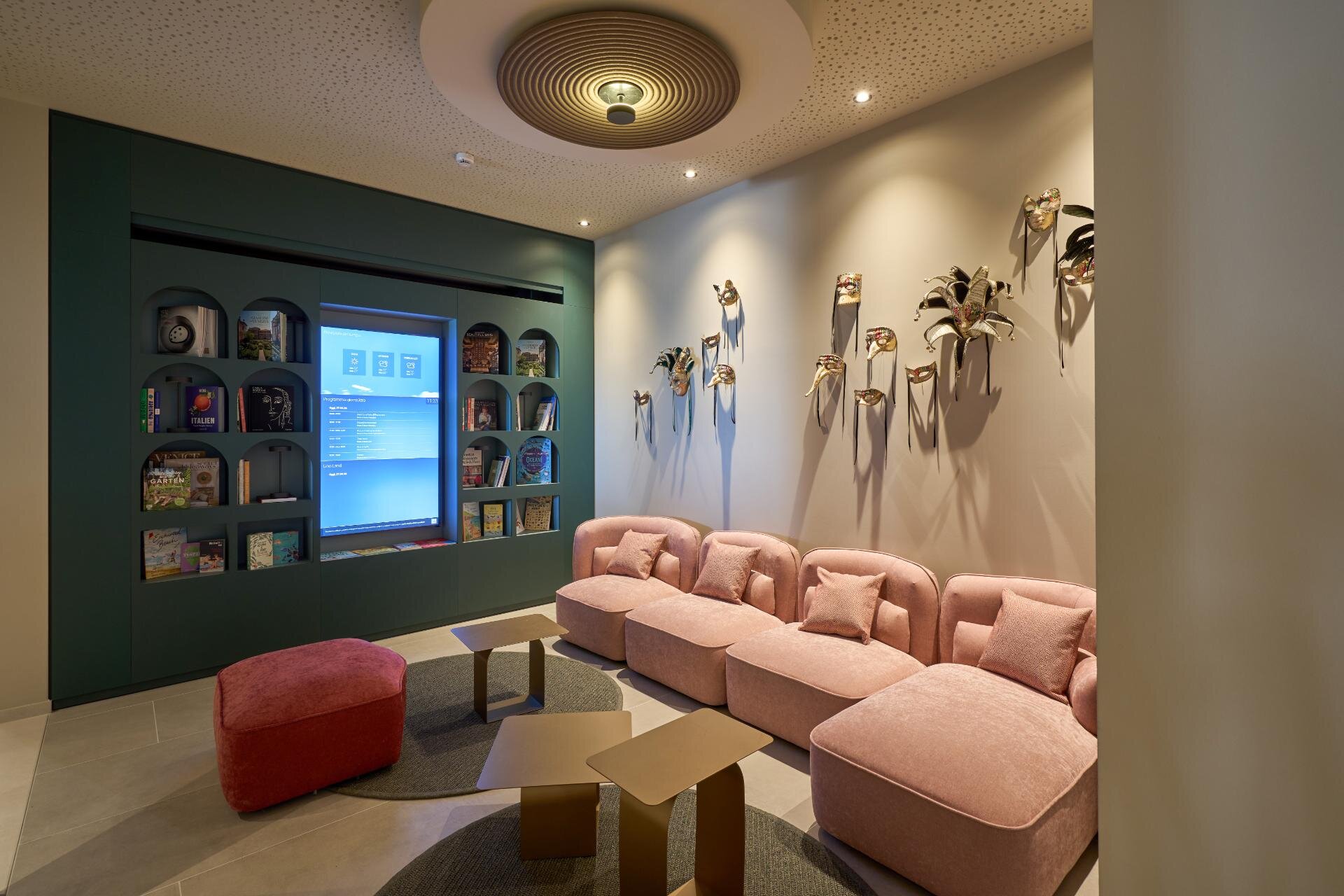 Interni del family hotel Cavallino Bianco a Caorle