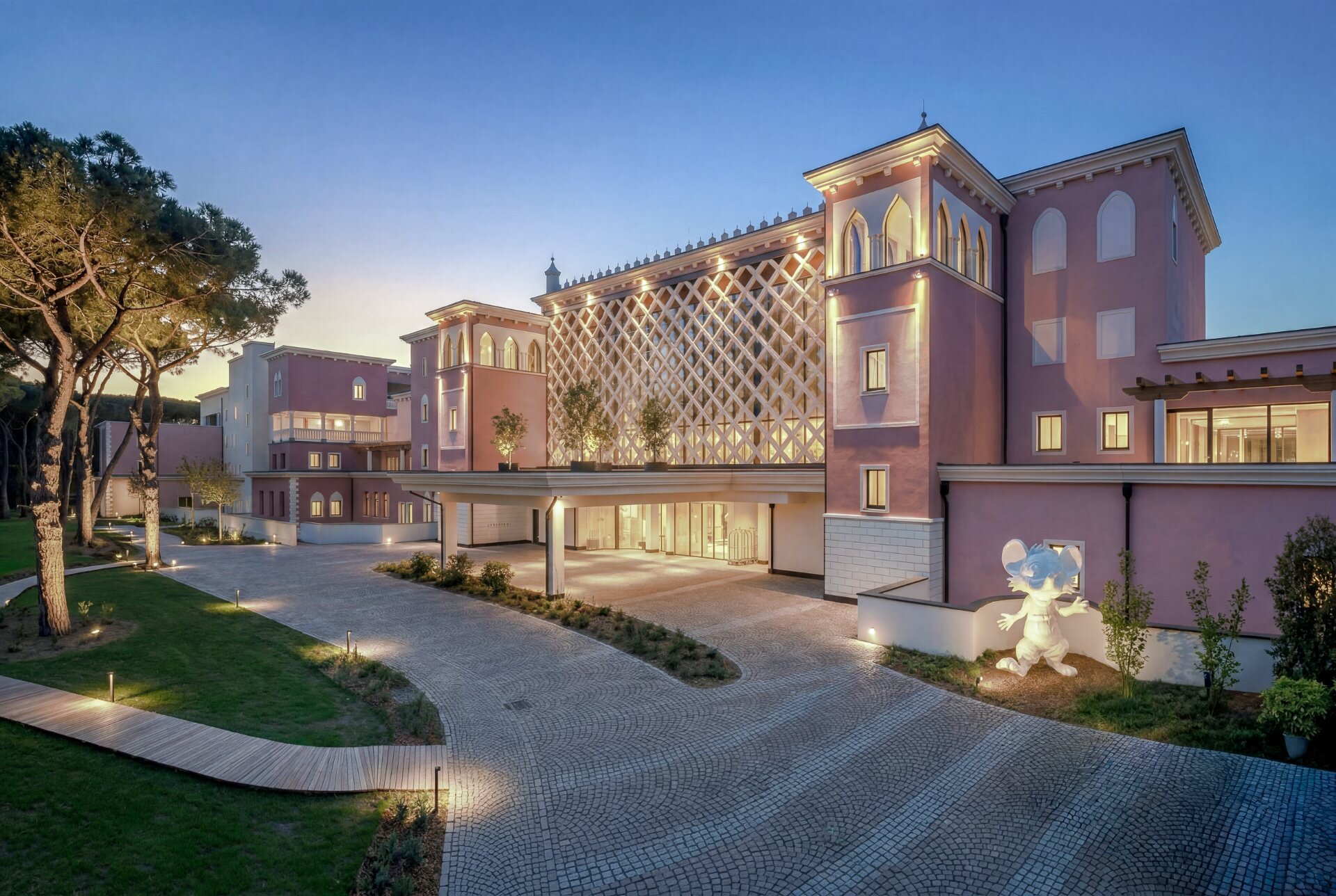 Cavallino Bianco Family Hotel Beach Resort in Caorle, Venice.